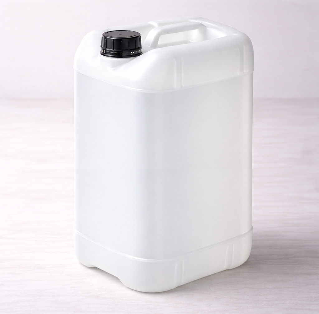Bidon plastique Translucide 25L + Bouchon inviolable