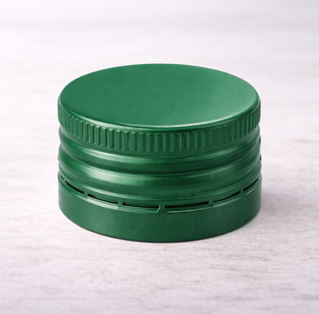 Capsule métal Verte inv. DIN28