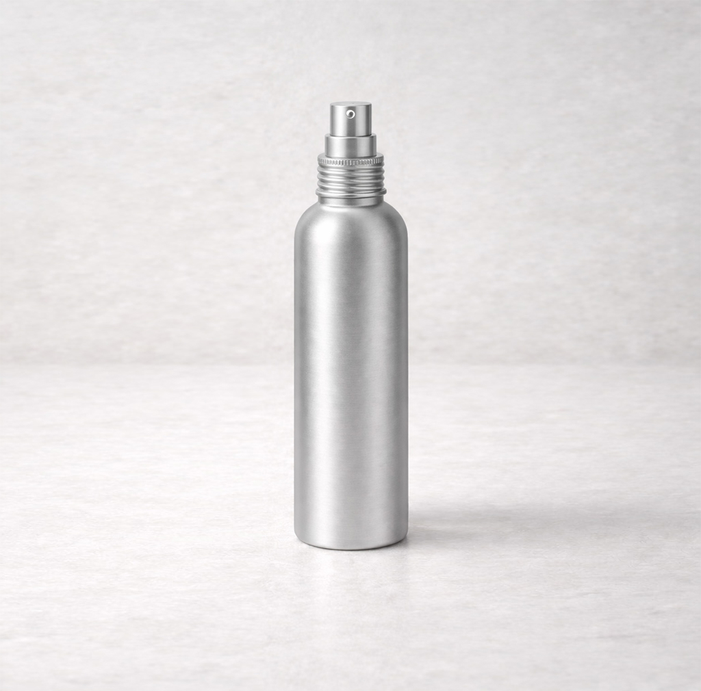 Flacon aluminium – 100ml + Spray