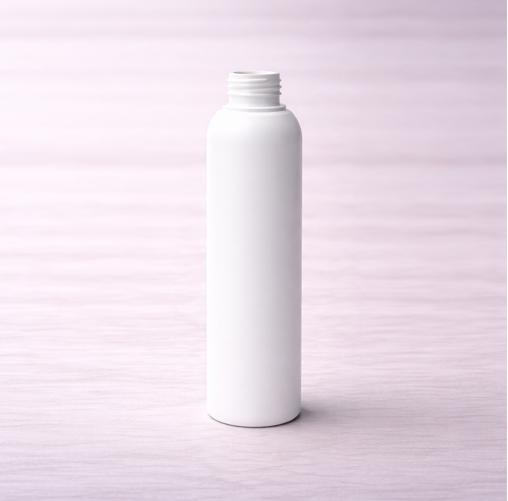 Flacon plastic opaque blanc 125ml