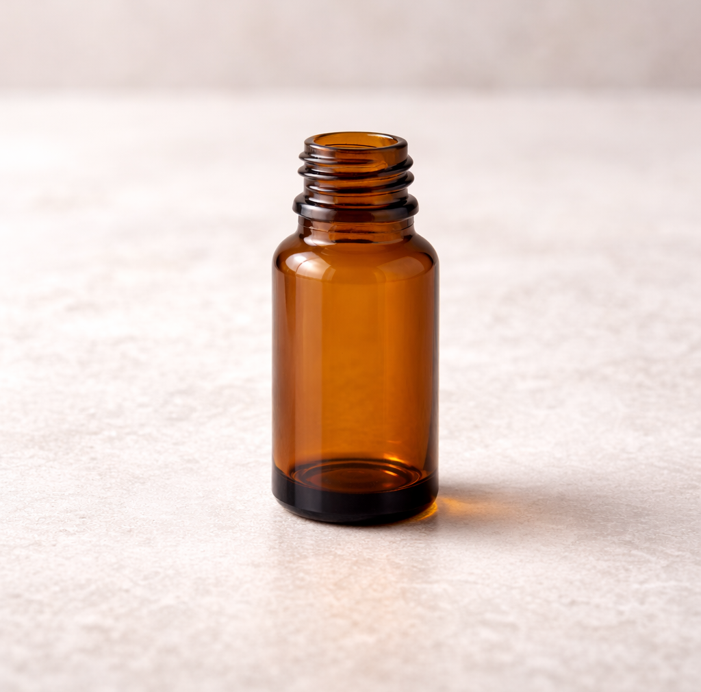 Flacon verre brun 10ml (sans bouchon)