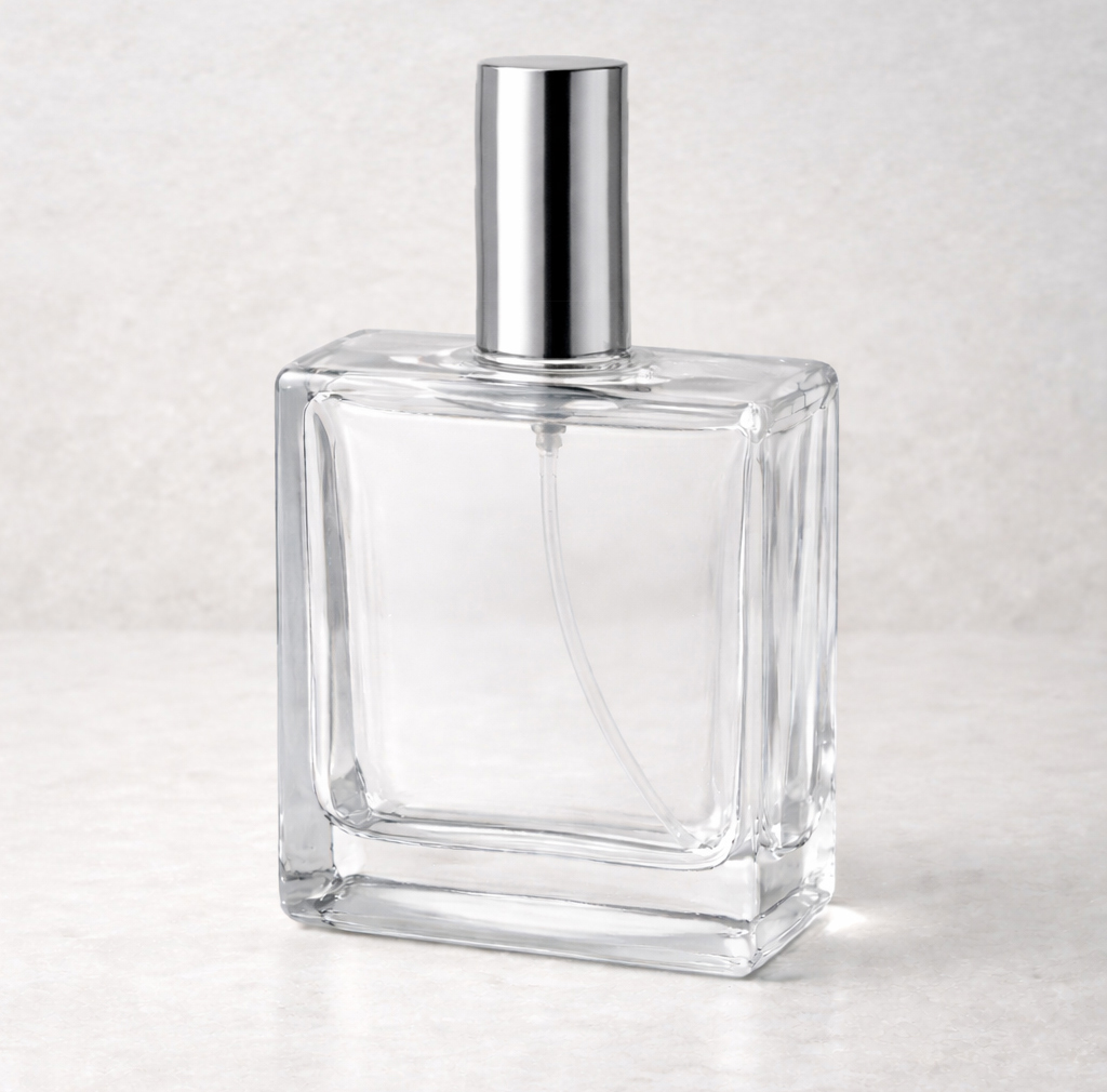 Flacon Eau de Toilette 100ml + Spray métal argenté