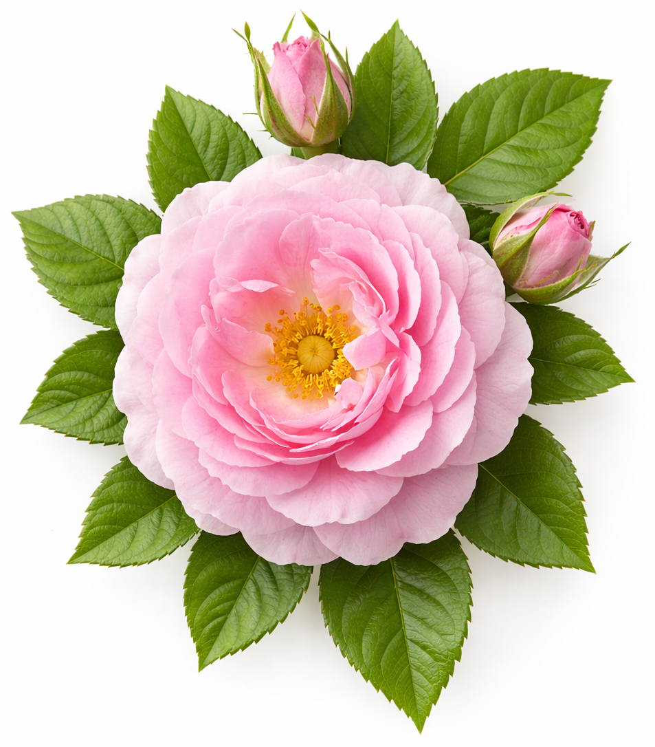 organic damask rose
